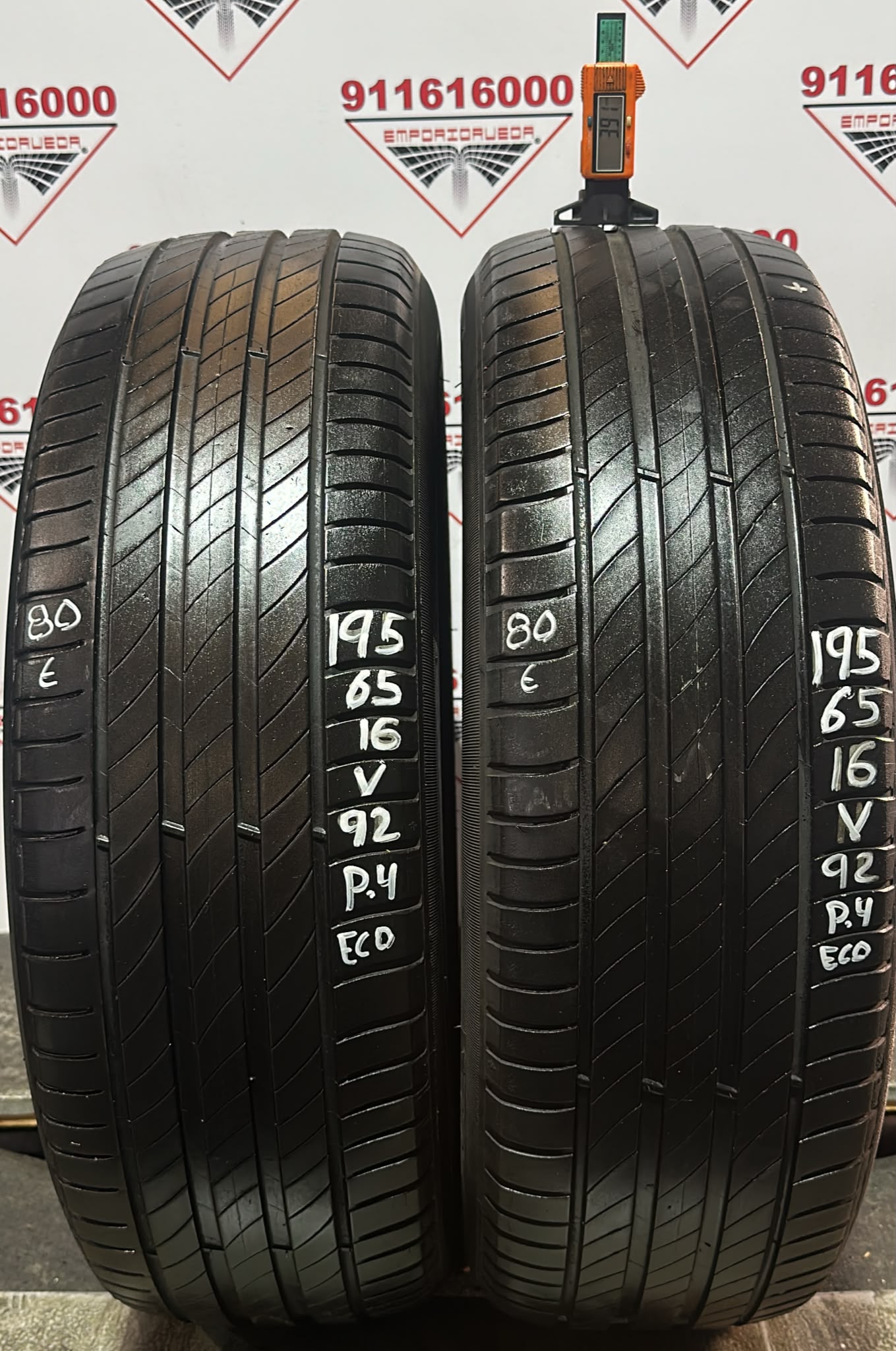 MICHELIN PRIMACY 4 USADO ECONOMICO  195/65 R16 92 V